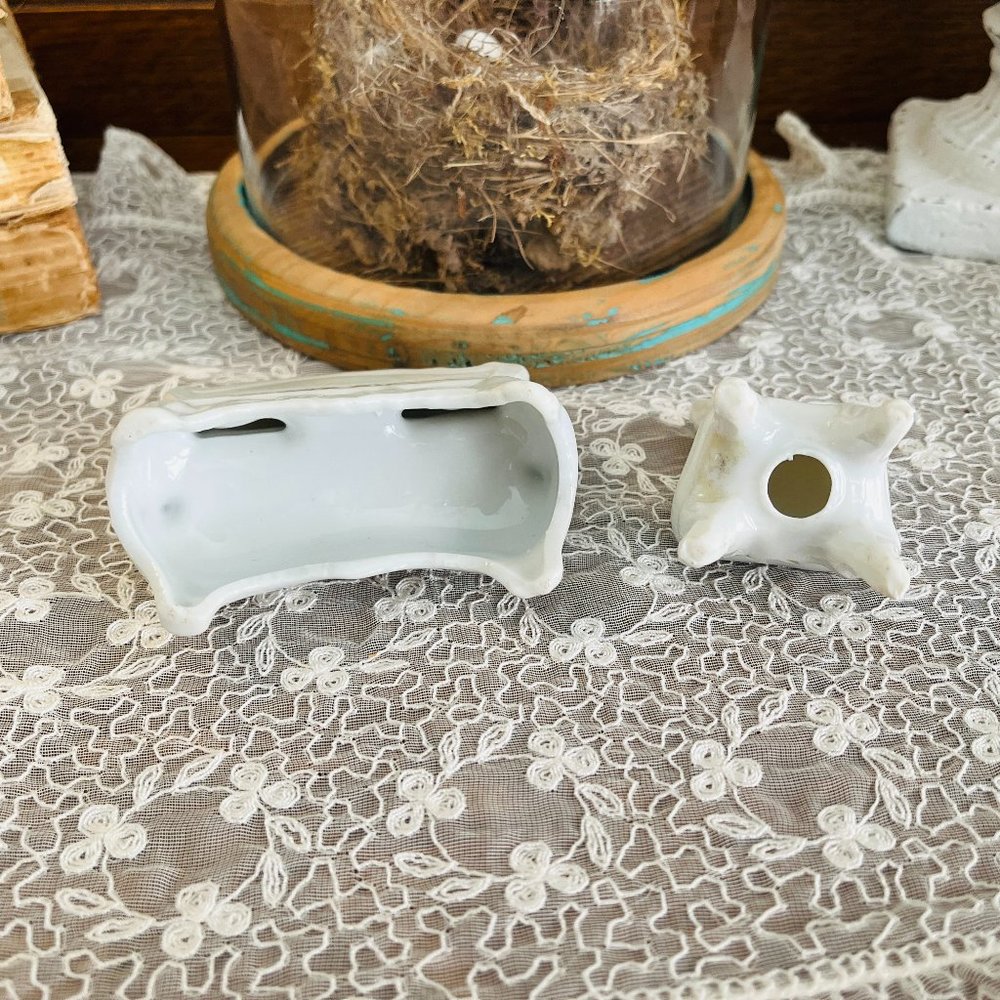 Vintage porcelain couch and chair made in Japan - Picture 6 of 6